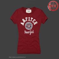 dames abercrombie fitch korte tees new york wit rood Echt Online 5h2lj872